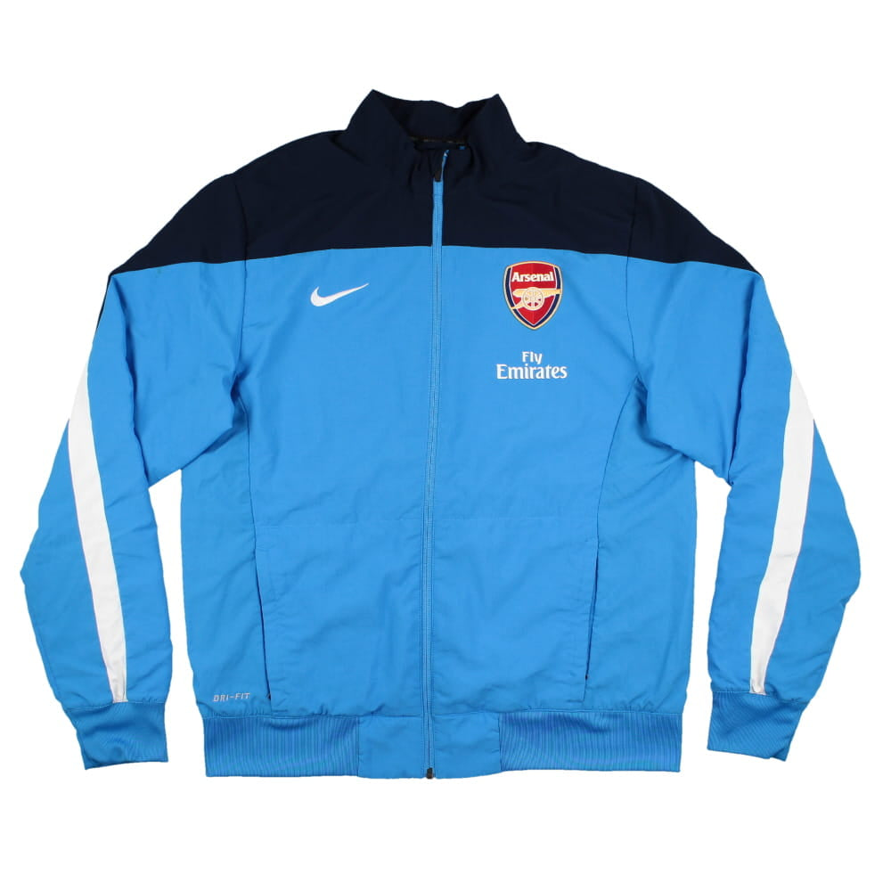 Veste de survêtement bleue Nike d’Arsenal 2010/11 pour homme