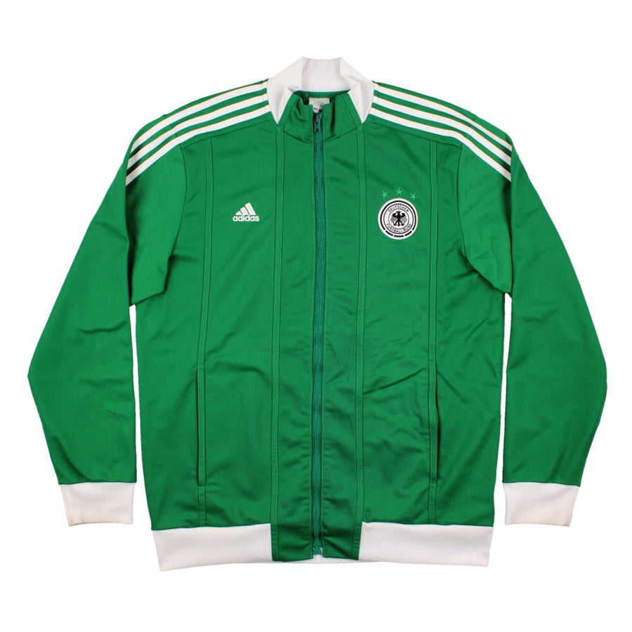 Veste de survêtement adidas Allemagne 2012/13 verte à bandes blanches