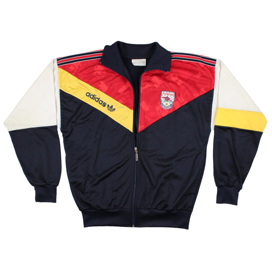 Veste de survêtement rétro adidas Arsenal 1990/92 à manches longues