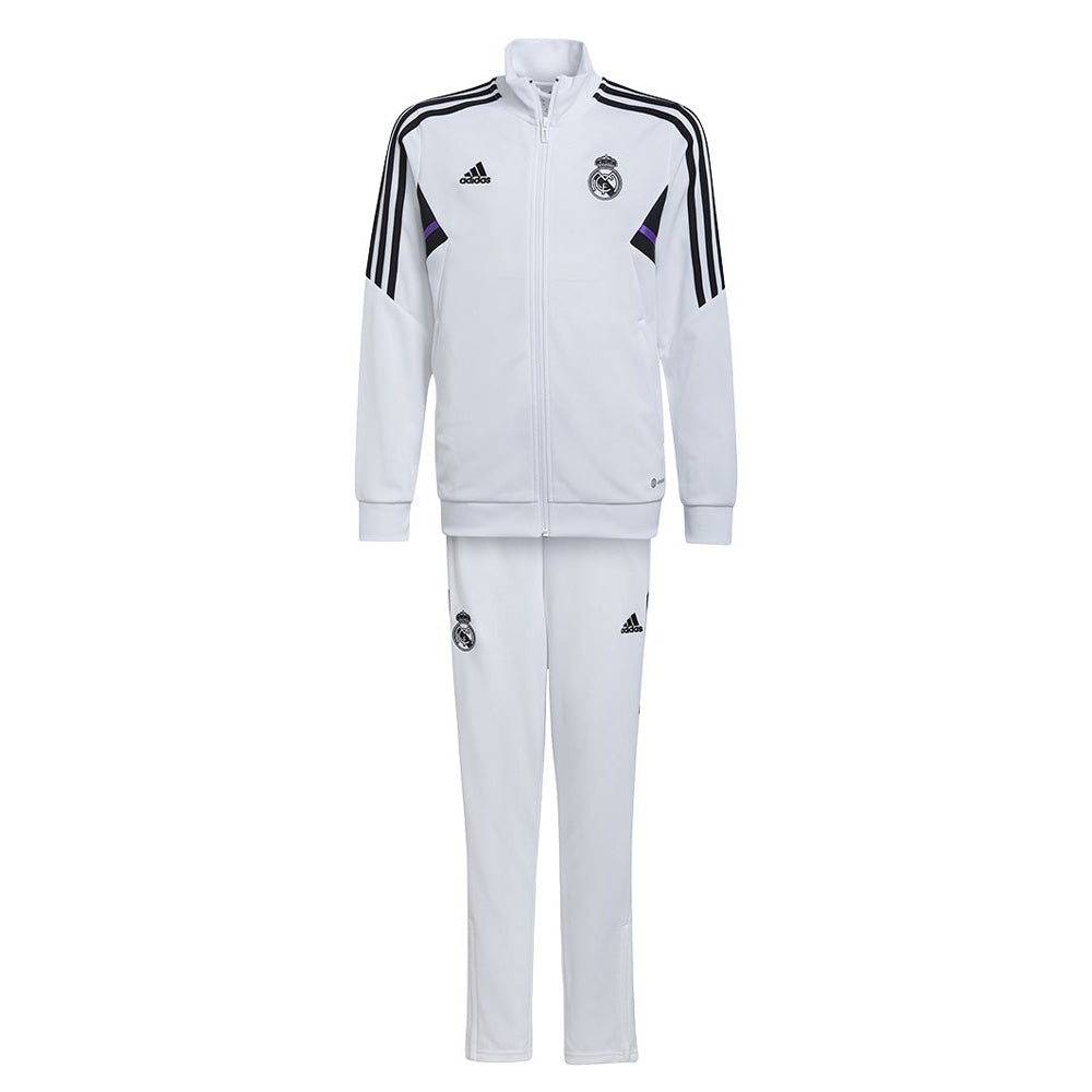 Survêtement adidas blanc du Real Madrid 2022/23 pour homme