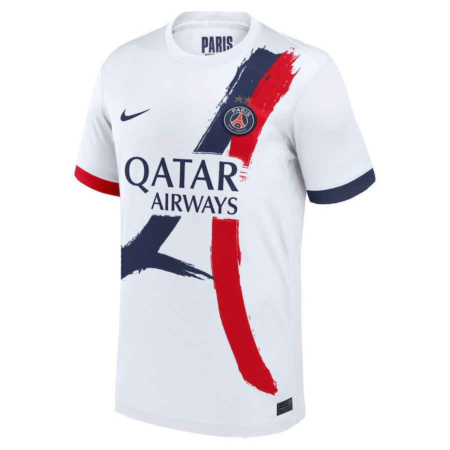 Maillot extérieur Nike du PSG 2025/26, version joueur à deux étoiles