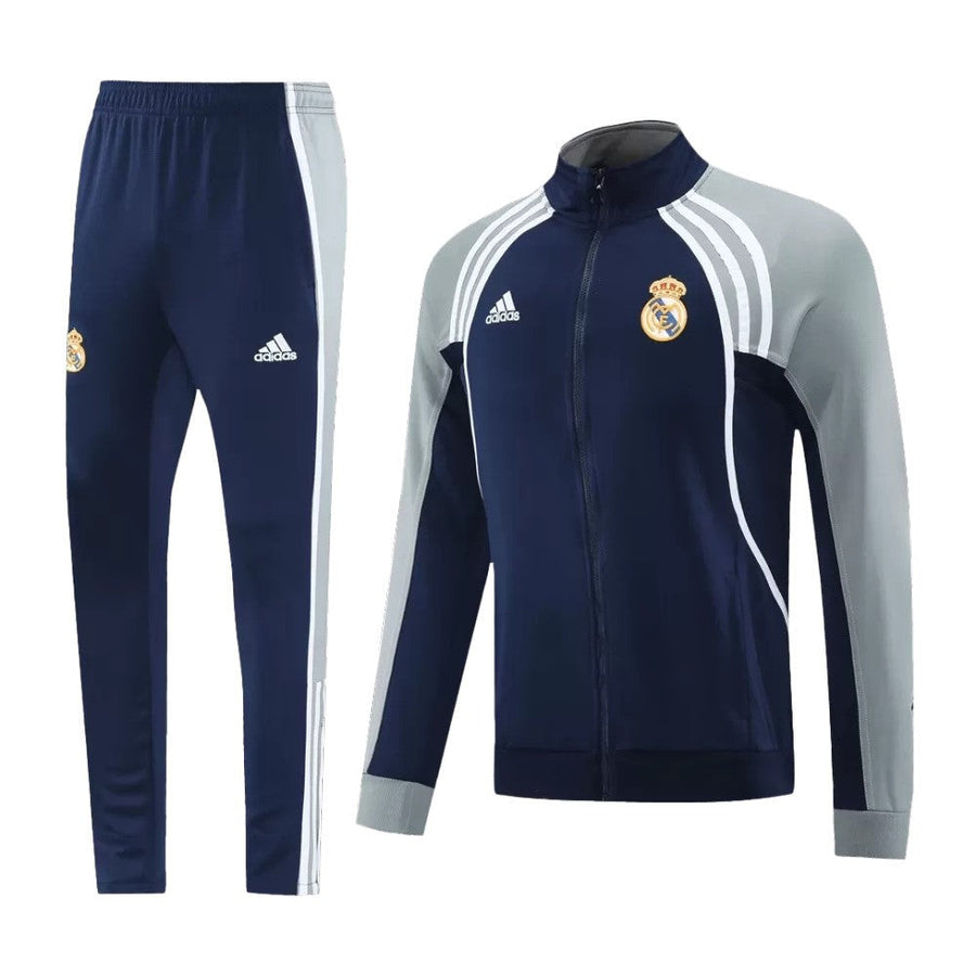Survêtement adidas Real Madrid 2025/26 bleu marine et gris