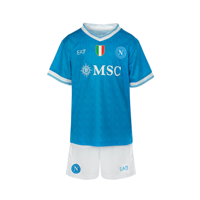 Kit domicile EA7 SSC Napoli 2025/26 pour enfant