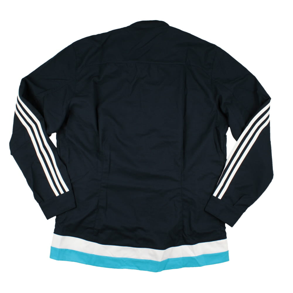 Veste de survêtement adidas noire de Chelsea 2014/15 à manches longues