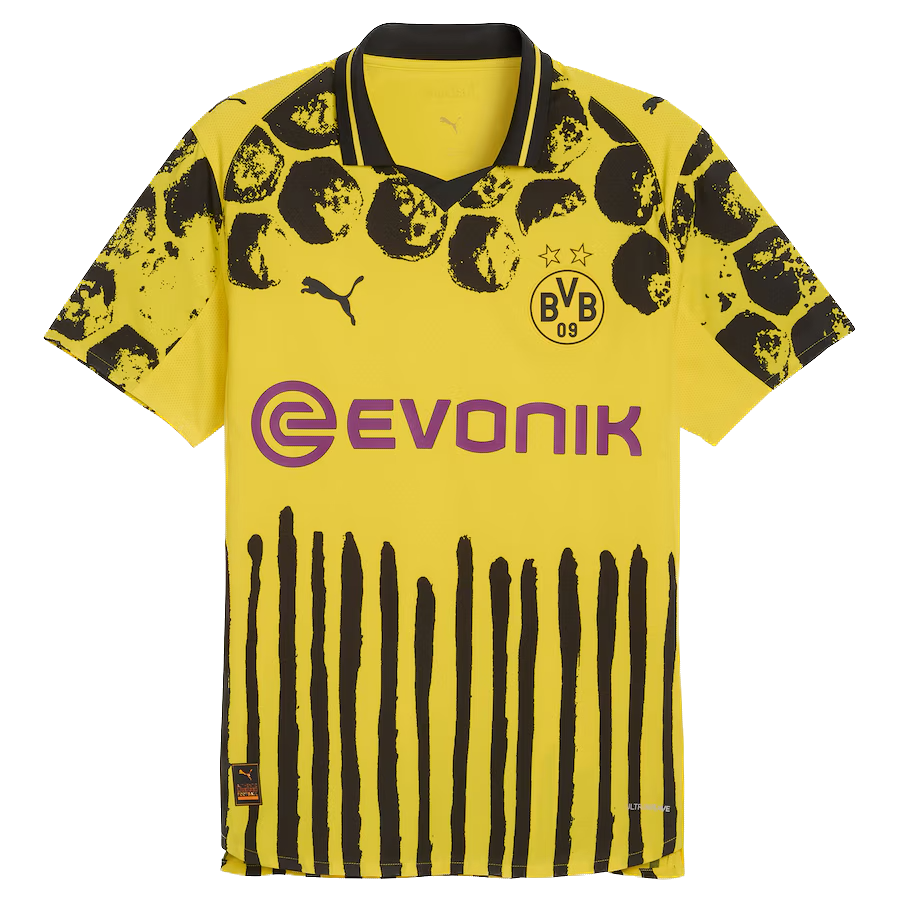 Maillot joueur crème PUMA du Borussia Dortmund pour la Coupe du monde des clubs 2025
