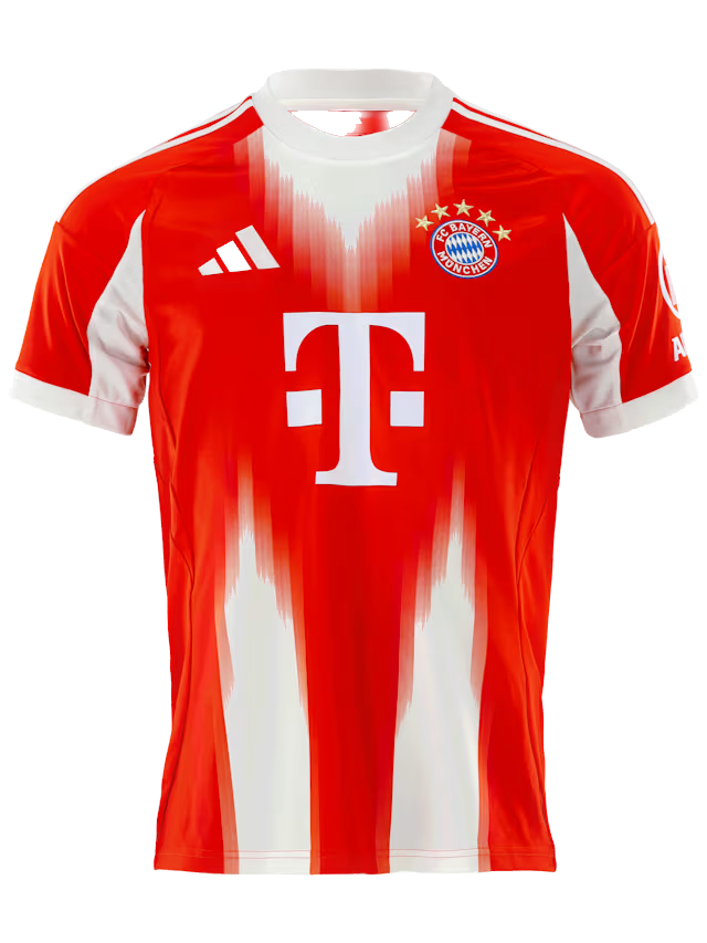 Maillot domicile adidas du Bayern Munich 2025/26 rouge et blanc pour homme