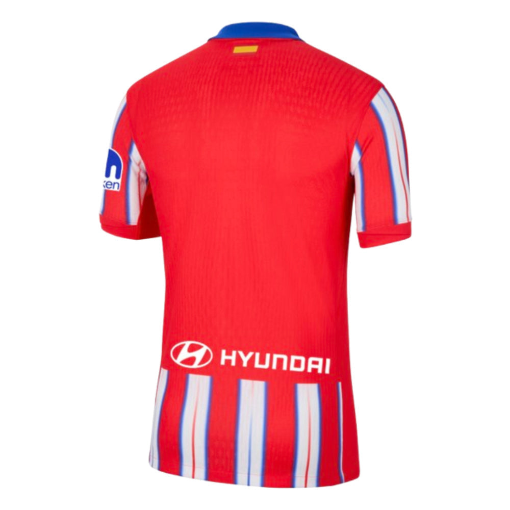 Maillot domicile Nike de l’Atlético de Madrid 2024/25 rouge et blanc pour homme