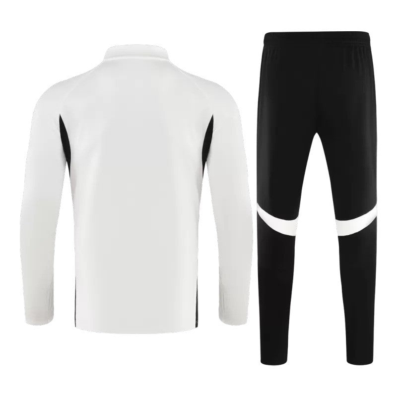 Survêtement blanc adidas de Liverpool 2025/26 avec veste à col zippé et pantalon