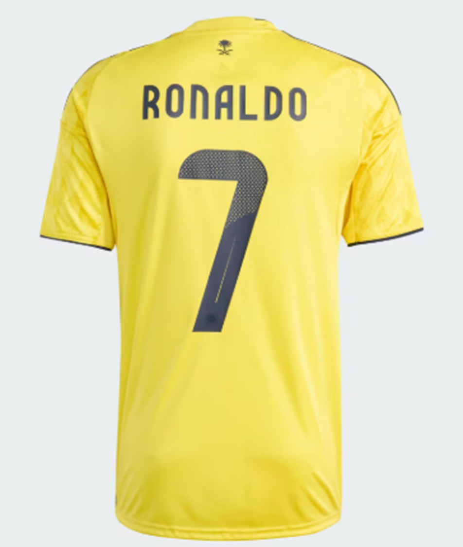 Kit domicile adidas d’Al-Nassr 2025/26 pour enfant avec maillot et short