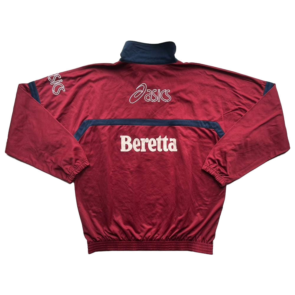 Haut d’entraînement ASICS bordeaux du Torino 2001/02 à manches longues