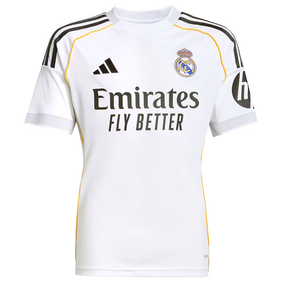 Maillot domicile adidas du Real Madrid 2025/26 en version supporter