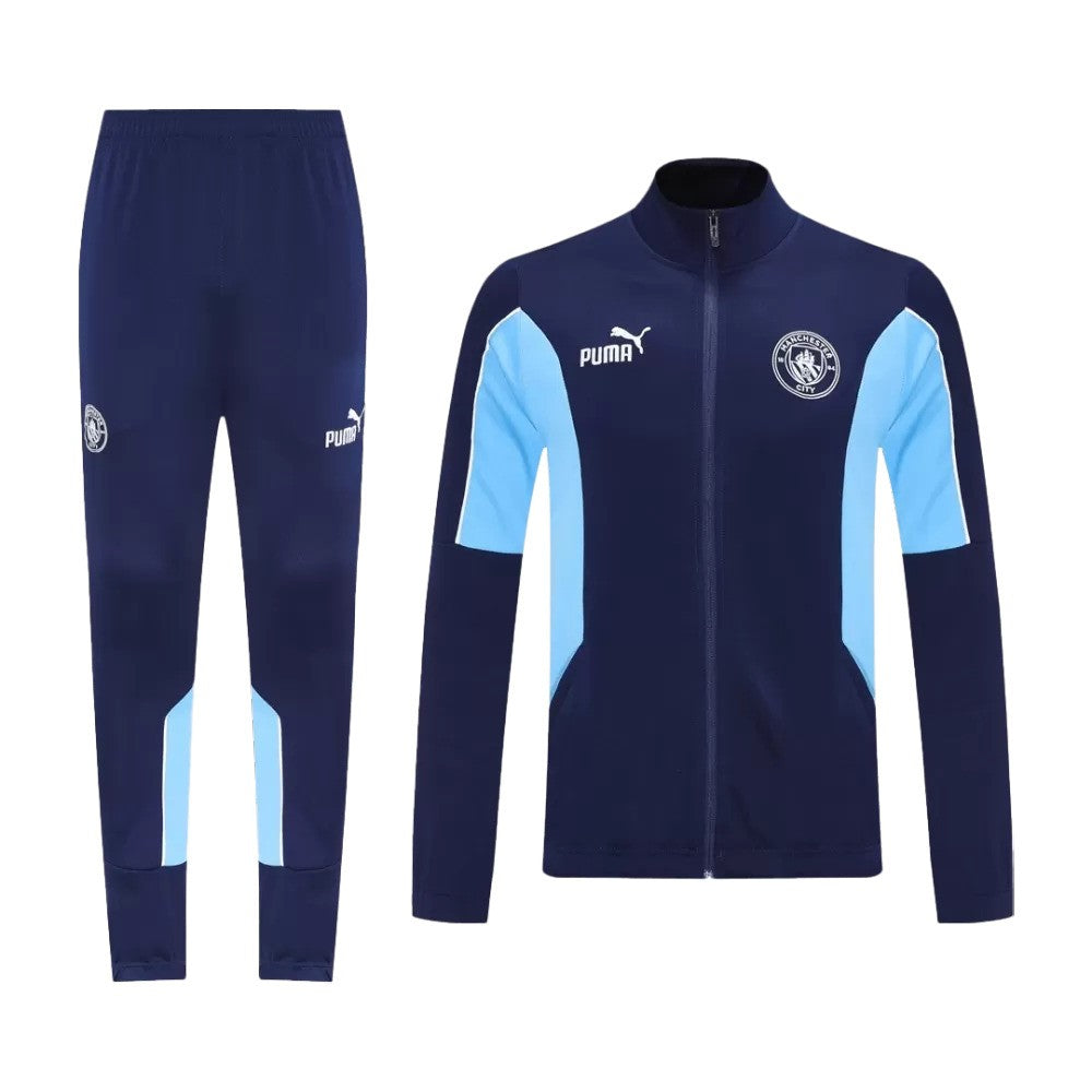 Veste de survêtement PUMA Manchester City 2025/26 bleu marine