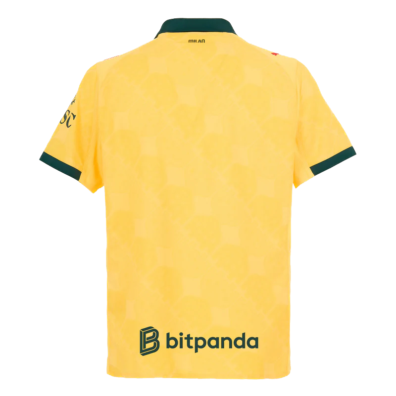 Maillot third supporter PUMA de l’AC Milan 2025/26 jaune et noir