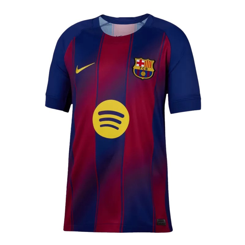 Maillot domicile bleu et grenat Nike du FC Barcelona 2025/26 pour homme