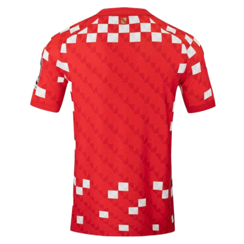 Maillot domicile JAKO Mainz 05 2024/25 à carreaux pour homme
