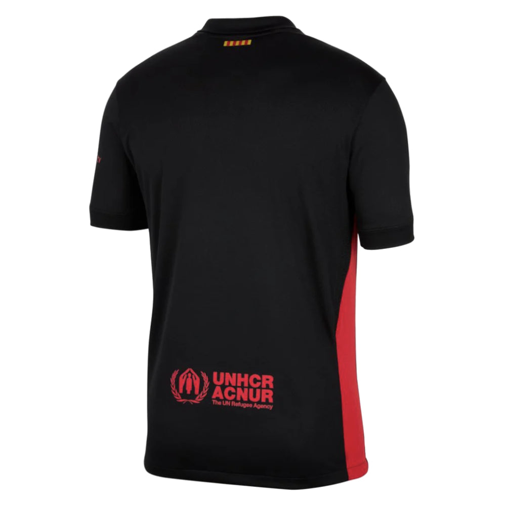 Maillot extérieur noir Nike du FC Barcelona 2024/25 en version joueur