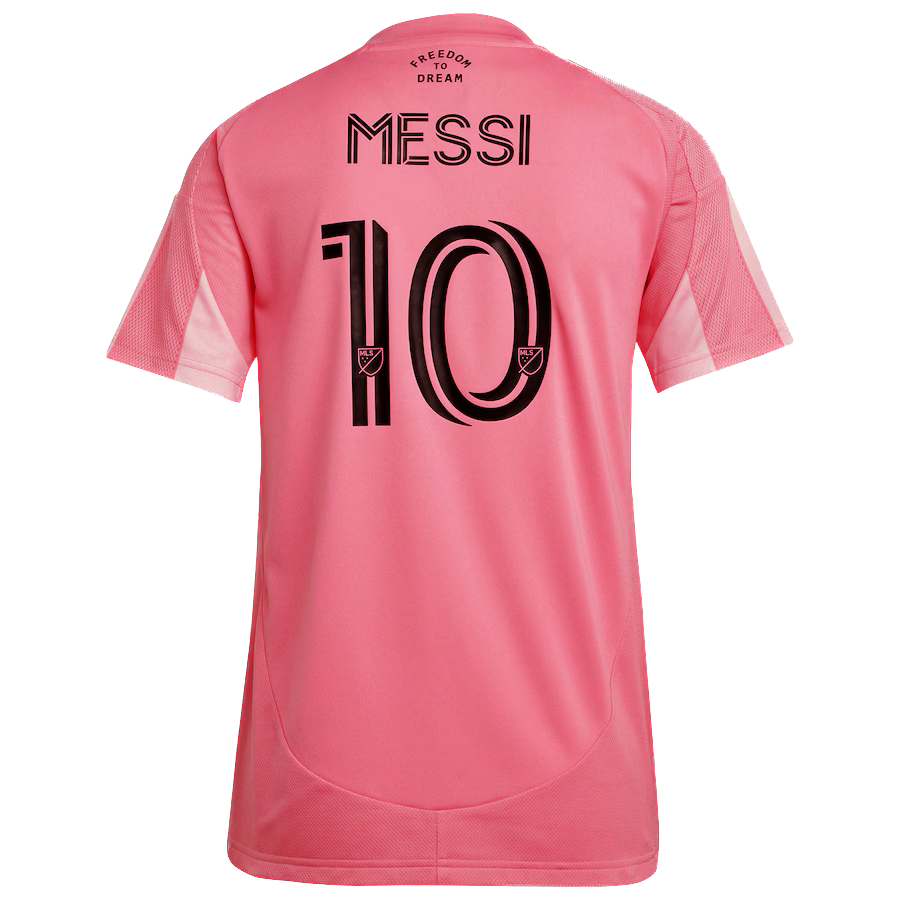 Maillot domicile adidas d’Inter Miami 2025/26 pour femme, version supporter