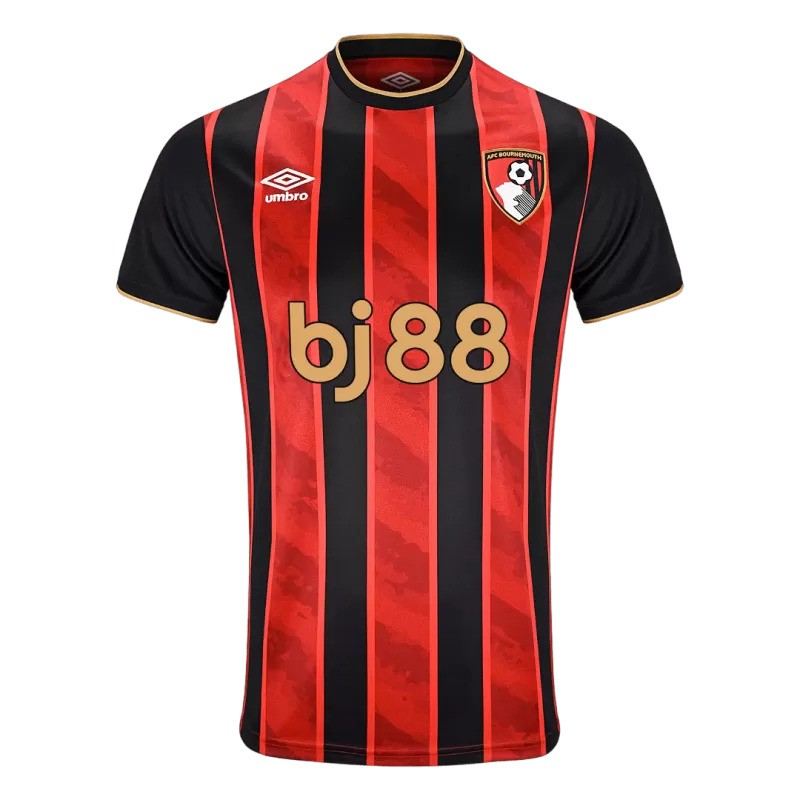 Maillot domicile Umbro rouge et noir de l’AFC Bournemouth 2025/26