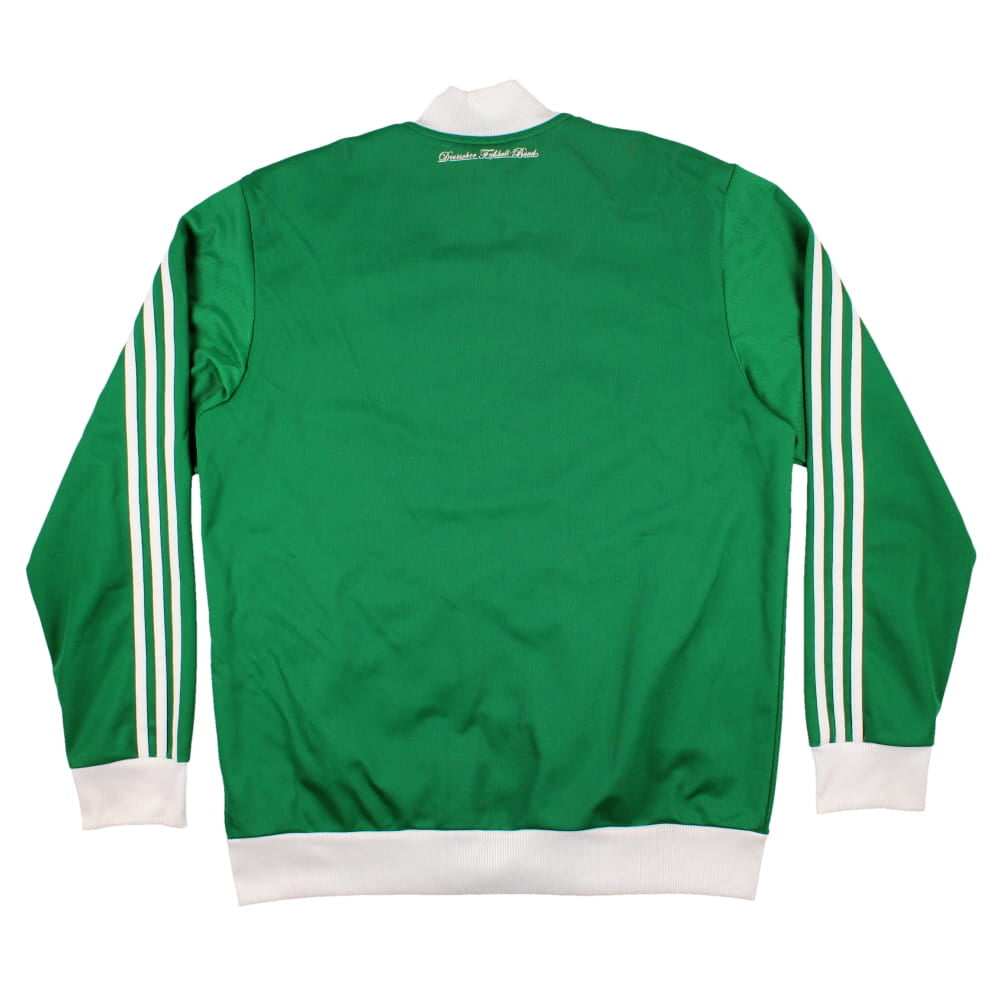Veste de survêtement adidas Allemagne 2012/13 verte à bandes blanches