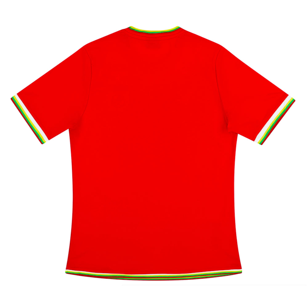 Maillot domicile rouge FB du Myanmar 2015/16 à manches courtes