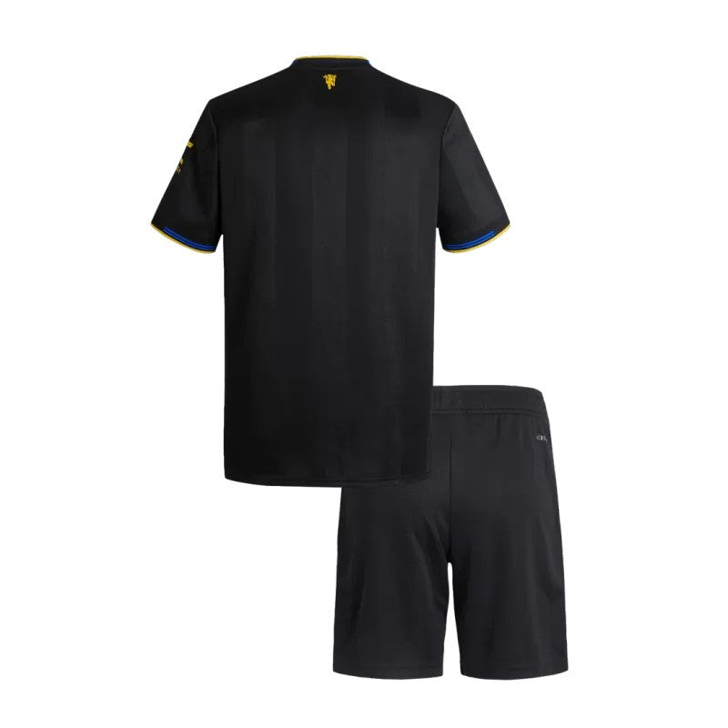 Troisième tenue enfant adidas de Manchester United 2025/26 avec maillot et short