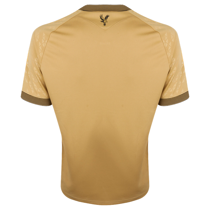 Tenue extérieure dorée Macron de Crystal Palace 2025/26 avec short et chaussettes