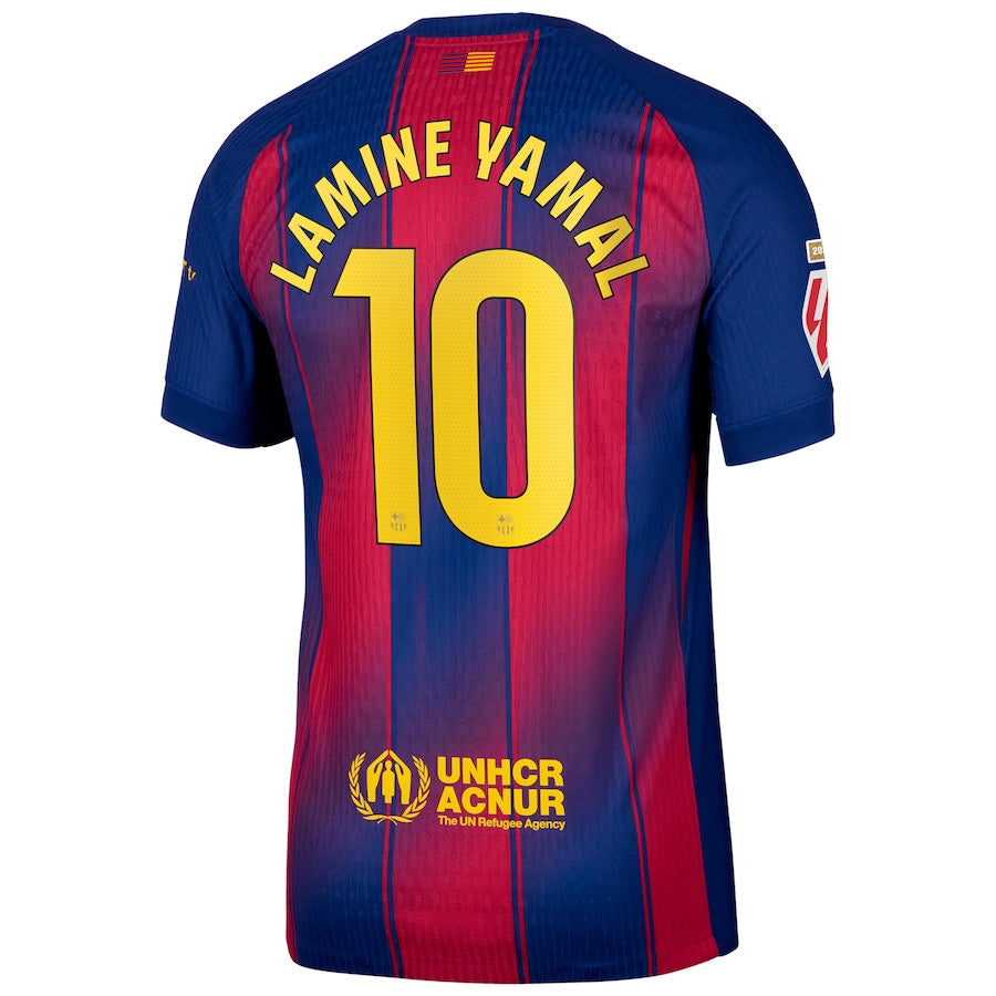 Maillot domicile Nike du FC Barcelone 2025/26 pour homme, bleu et grenat