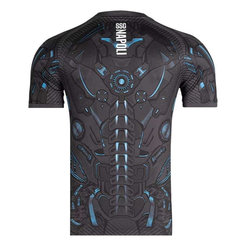Maillot noir d’avant-match EA7 du SSC Napoli 2025/26 pour homme