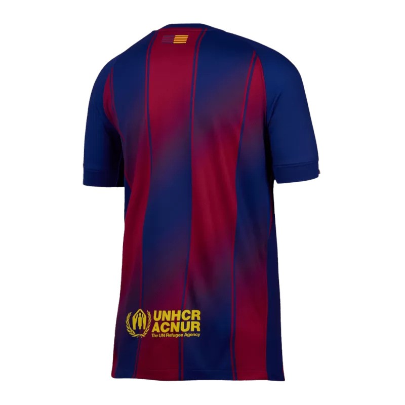 Maillot domicile joueur Nike du FC Barcelona 2025/26 bleu et grenat