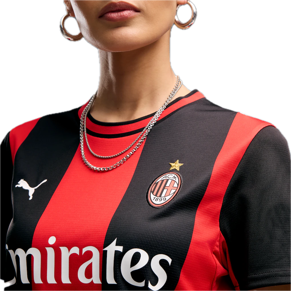 Maillot domicile PUMA de l’AC Milan 2026/27 pour femme, rouge et noir
