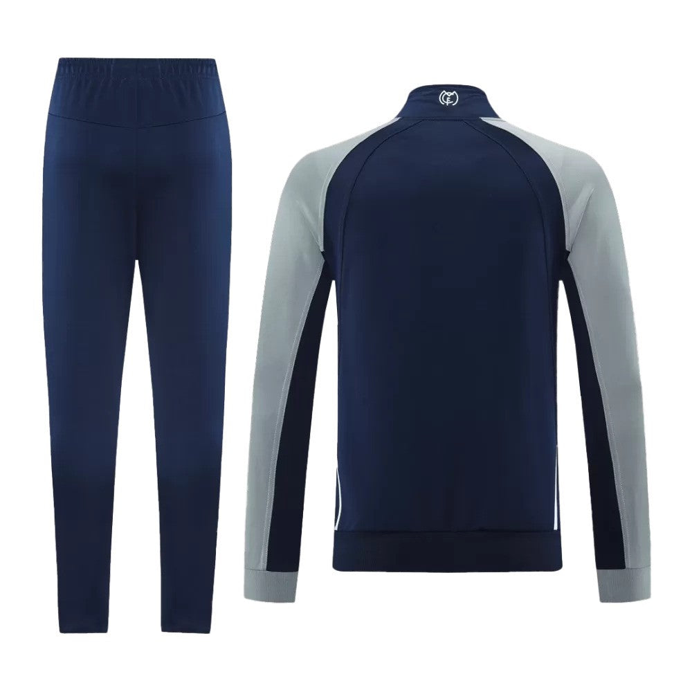 Survêtement adidas Real Madrid 2025/26 bleu marine et gris