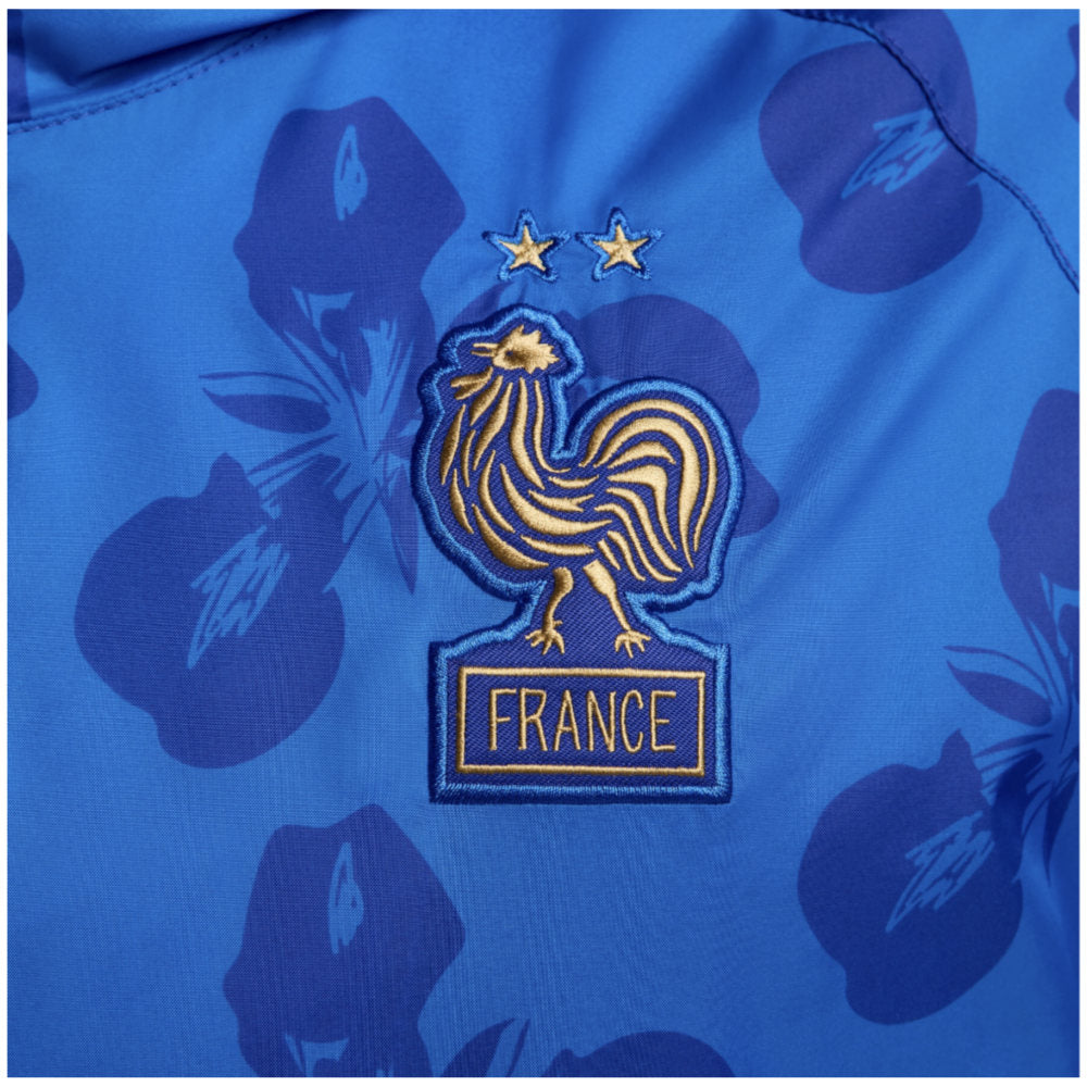 Survêtement Nike France NSW 2024/25 bleu avec détails FFF