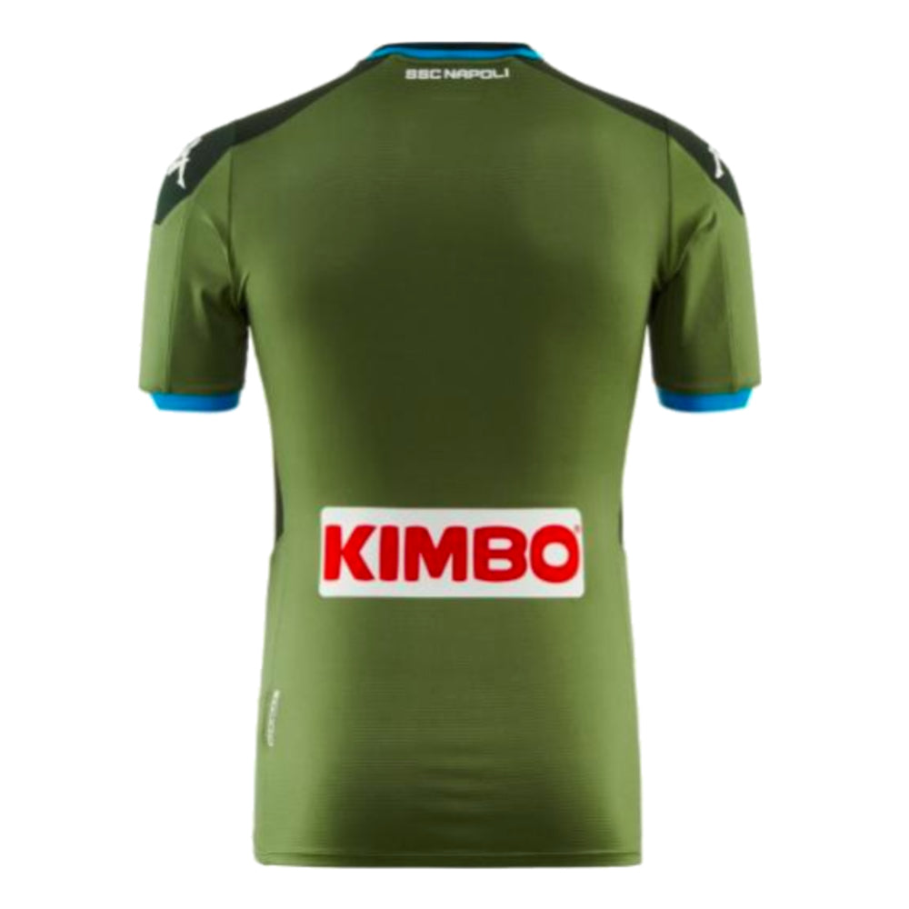 Maillot extérieur vert Kappa Kombat du Napoli 2019/20 à motif camouflage